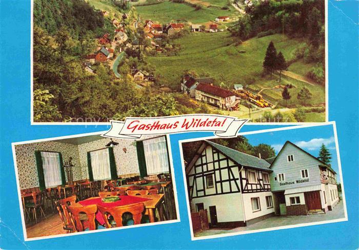 Reitzenhagen Bad Wildungen Hessen Gasthaus-Wildetal Fachwerkhaus Gaststube Innen