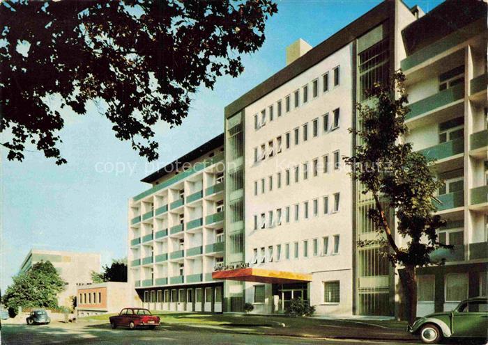 BAD WILDUNGEN Hessen Sanatorium-Wicker Sanatoriumsgebaeude Hochhaus Modernebau A
