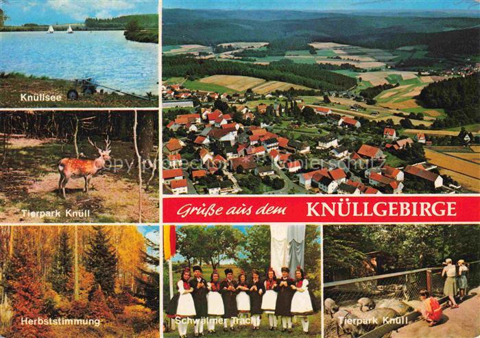 Huelsa Homberg Efze Hessen Knuellsee Tierpark-Knuell Herbststimmung Schwaelmer-T