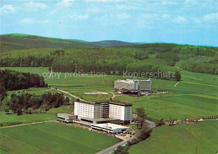 Zwesten Bad Schwalm-Eder-Kreis Hessen Hardtwaldklinik Klinik Luftaufnahme Wald F