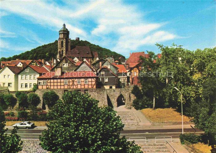 Homberg Efze Bz Kassel Schwalm-Eder-Kreis Hessen Stadtmauer Schlossberg Kirche F
