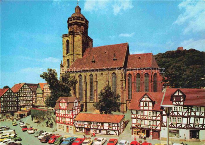 Homberg Efze Bz Kassel Schwalm-Eder-Kreis Hessen Marktkirche Marktplatz Fachwerk