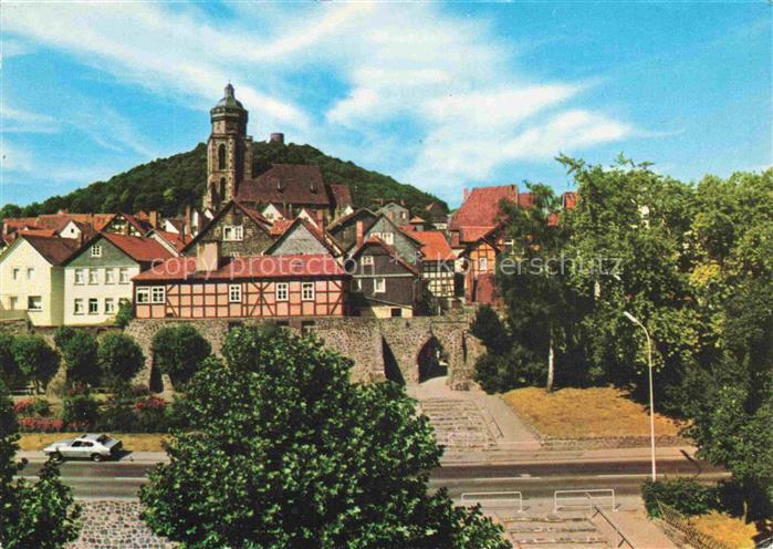 Homberg Efze Bz Kassel Schwalm-Eder-Kreis Hessen Stadtmauer Schlossberg Kirche F