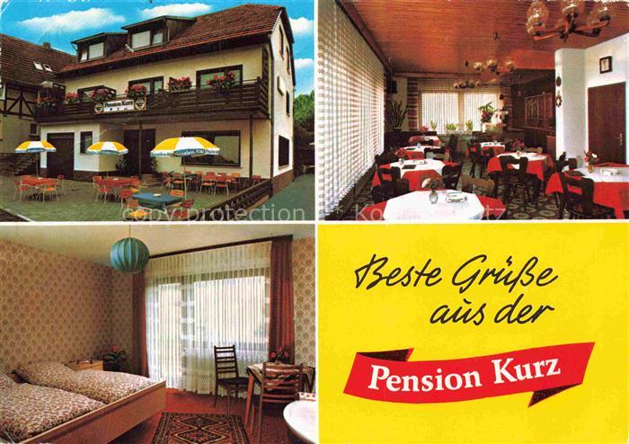 Rengshausen Beisetal Knuellwald Hessen Pension-Kurz Pension Gaststaette Zimmer T