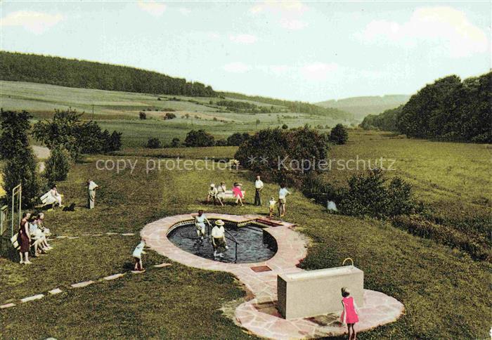 Appenfeld Knuellwald Hessen Natur-Kneippbad Planschbecken Knuellgebirge Erholung