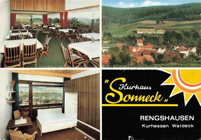 Rengshausen Beisetal Knuellwald Hessen Kurhaus-Sonneck Restaurant Zimmer Dorfans