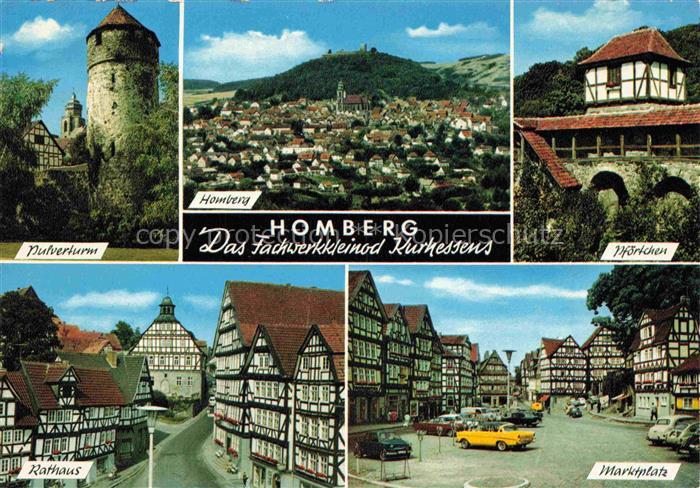 Homberg Efze Bz Kassel Schwalm-Eder-Kreis Hessen Pulverturm Panorama Pfoertchen