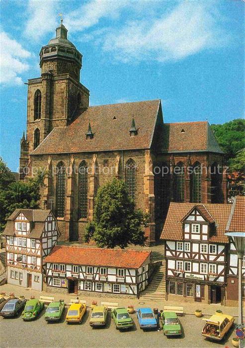 Homberg Efze Bz Kassel Schwalm-Eder-Kreis Hessen Marienkirche Gotik Hallenkirche