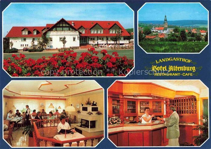 Bad Zwesten Hessen Landgasthof Hotel-Altenburg Restaurant Cafe Innenraum Bar Sta