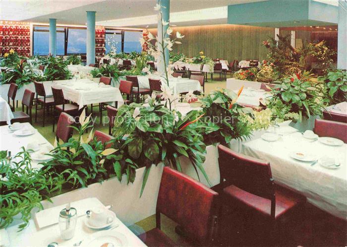 Bad Zwesten Hessen Hardtwaldklinik Speiseraum Restaurant Pflanzen Tische Innenra