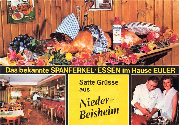 Nieder-Beisheim Niederbeisheim Knuellwald Hessen Gastwirtschaft Spanferkel Resta