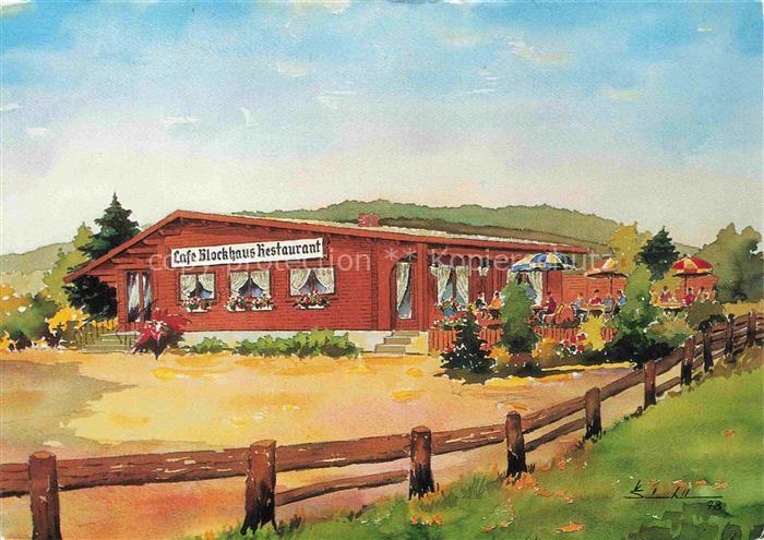 Anraff Edertal Waldeck-Frankenberg Hessen Café-Blockhaus Restaurant Terrasse Son