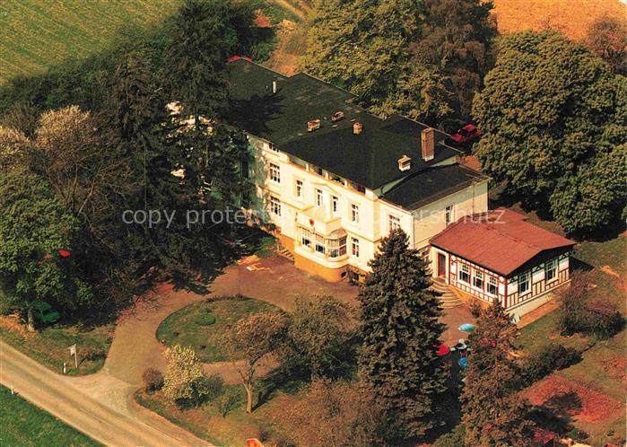 Emdenau Edertal Waldeck-Frankenberg Hessen Fliegeraufnahme Café Pension Villa Ga