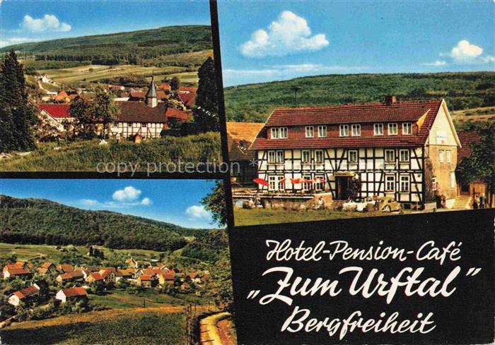 Bergfreiheit Bad Wildungen Hessen Hotel Pension Café Fachwerkhaus Dorf Tal Wald