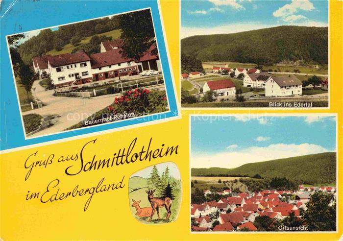 Schmittlotheim Eder Voehl Waldeck-Frankenberg Hessen Bauernhof-Pension Ederbergl