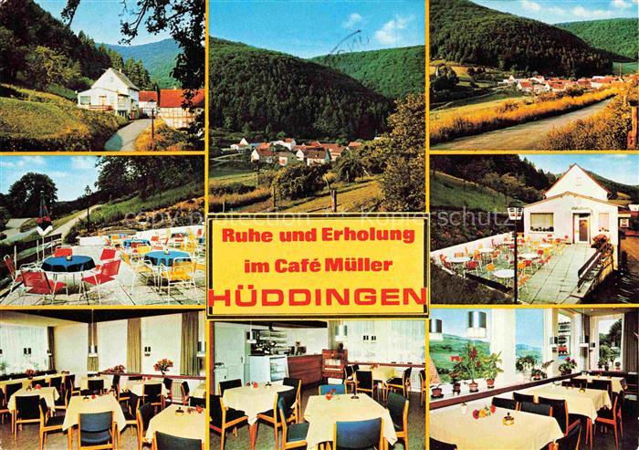 Hueddingen Bad Wildungen Waldeck-Frankenberg Hessen Café-Mueller Talblick Terras