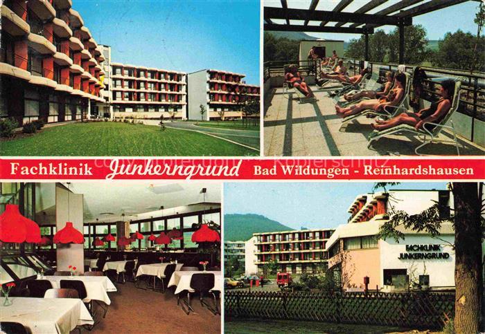 Reinhardshausen Bad Wildungen Hessen Fachklinik-Junkerngrund Klinikgebaeude Sonn