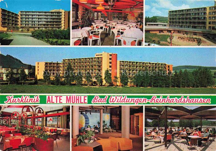 Reinhardshausen Bad Wildungen Hessen Kurklinik-Alte-Muehle Klinikgebaeude Speise