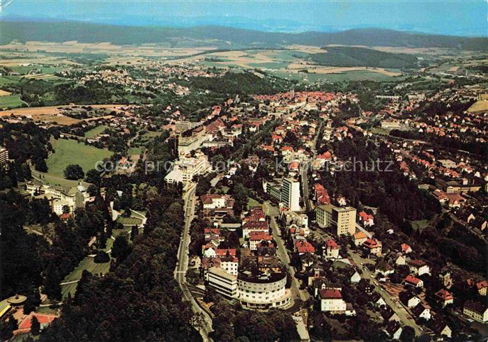 BAD WILDUNGEN Hessen Parksanatorium Luftbild Stadtansicht Hauptstrasse Parkanlag