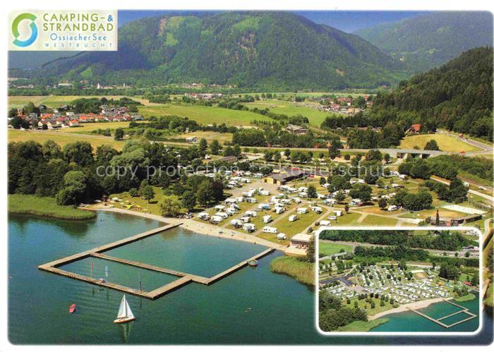 Annenheim Ossiacher See Villach Kaernten AT Camping-Westbucht Ossiacher-See Stra