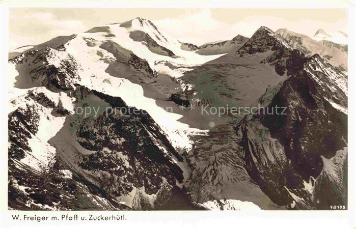 Wilder Freiger 3426m Cima Libera Tirol AT Wilder-Freiger Wilder-Pfaff Zuckerhuet