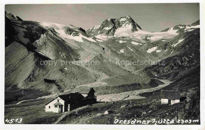 Dresdnerhuette Dresdenerhuette 2308m Stubaital Tirol AT Dresdnerhuette Stubaital