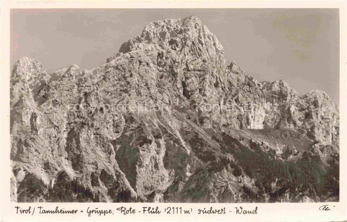 Rote-Flueh 2111m Tannheimer Gruppe Tannheimer Berge Tannheimertal Tirol AT Rote-