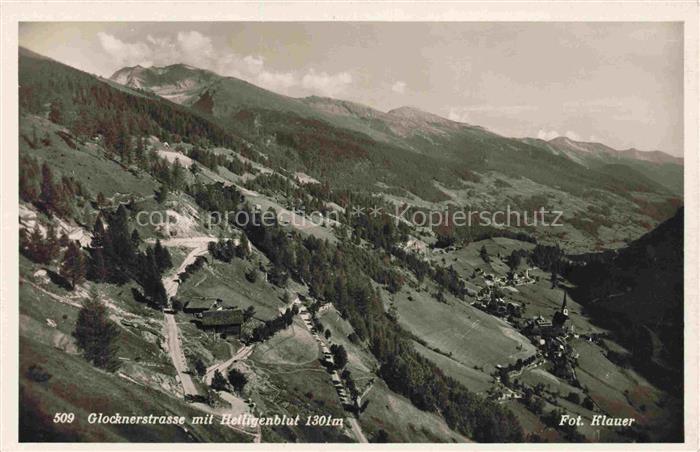 HEILIGENBLUT Kaernten AT Glocknerstrasse Bergdorf Kirche Alpenlandschaft Wald Se