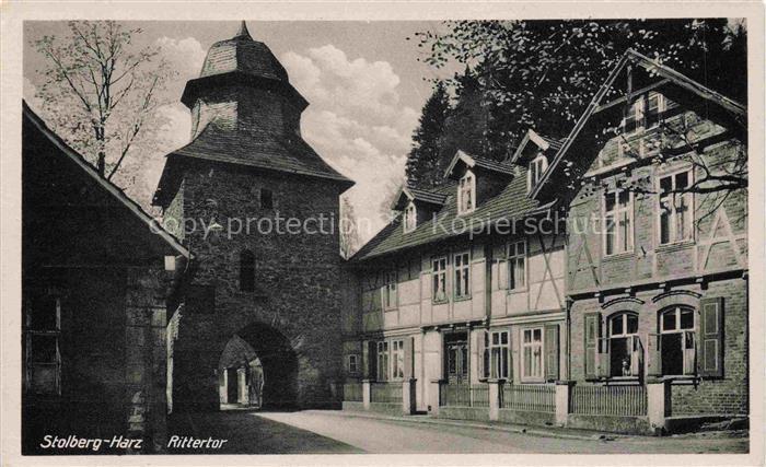Stolberg Harz Sachsen-Anhalt Rittertor Stadttor Fachwerkhaus Altstadt Mittelalte