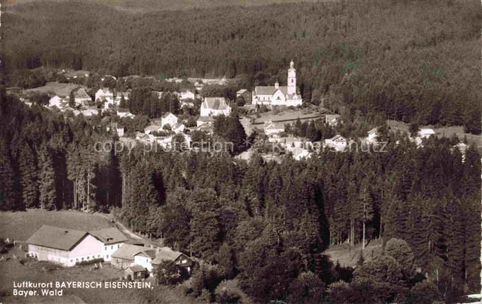Bayerisch Eisenstein REGEN Bayern Kirche Wald Luftkurort Bayer-Wald Ortschaft Do
