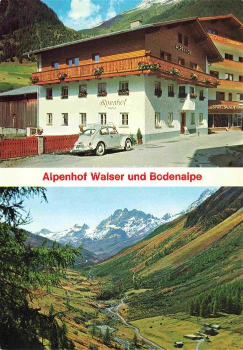 Ischgl 1377m Paznauntal Tirol AT Alpenhof-Walser Bodenalpe Paznauntal Berge VW-K