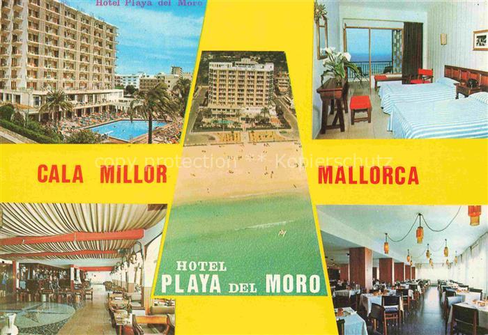 CALA MILLOR Mallorca ES Hotel-Playa-del-Moro Strand Pool Zimmer Restaurant Palme
