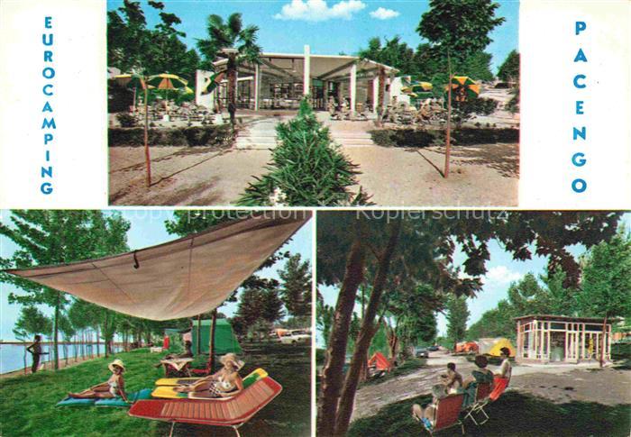 Pacengo sul Garda Lazise IT Eurocamping Campingplatz Restaurant Sandstrand Liege