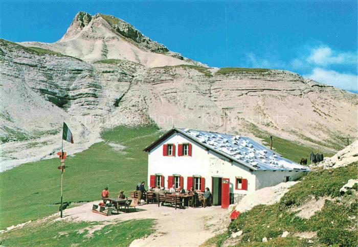 Rifugio Puez 2460m Puezhuette Dolomiti Dolomiten IT Rifugio Berghuette Dolomiten