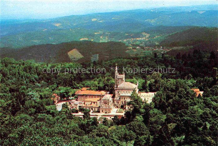 Bussaco PT Palace-Hotel Floresta Fliegeraufnahme Wald Huegel Schloss