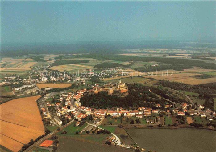 Guessing Burgenland AT Fliegeraufnahme Burg-Guessing Franziskanerkloster Stadtan