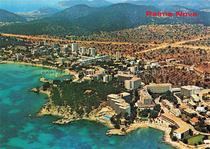 Palmanova Palma-Nova Palma de Mallorca ES Kueste Meer Hotels Strand Luftbild Buc