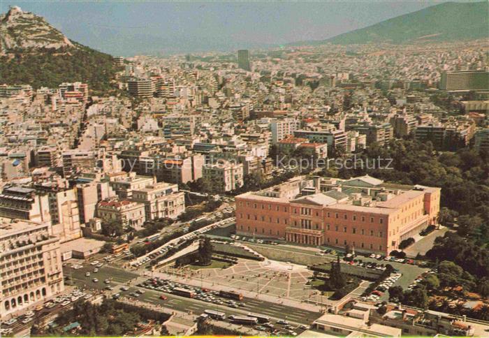 Kiffisia Athen Nord Attika Greece Plateia-Syntagmatos Parlament Luftaufnahme Sta