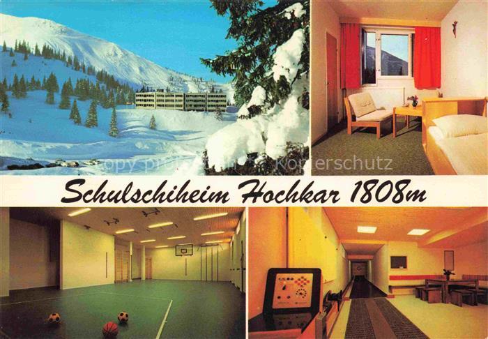 Goestling Ybbs Niederoesterreich AT Hochkar Schulschheim Kegelbahn Turnsaal Saun