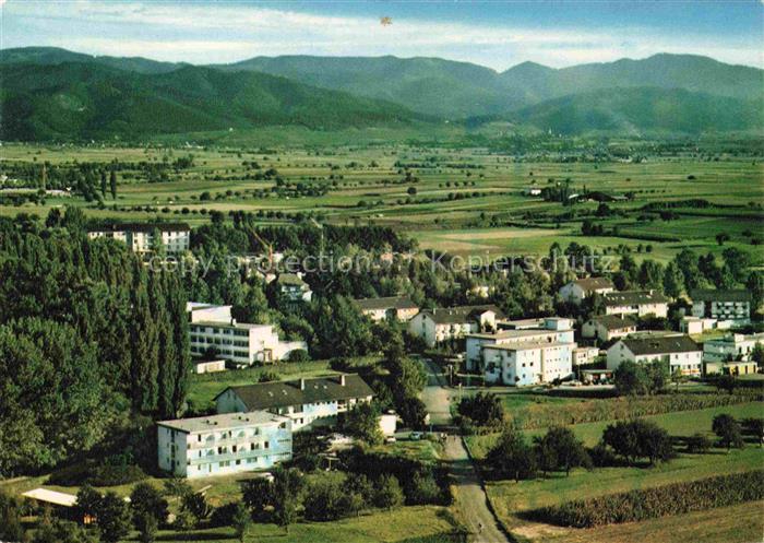 BAD KROZINGEN Thermalkurort Schwarzwald Rheinebene Fliegeraufnahme Wohnhaeuser F