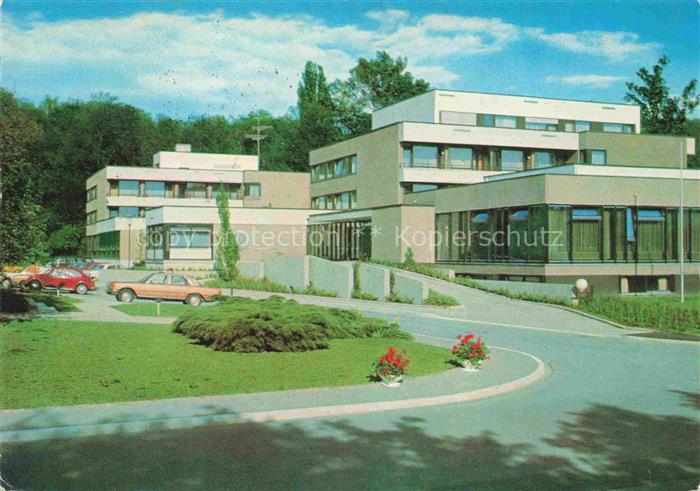 Bad Bellingen Sanatorium-Sankt-Marien Thermalbad Kurgebaeude Moderngebaeude Gart