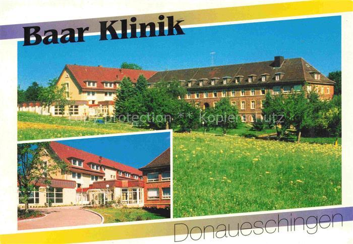 Donaueschingen BW Baar-Klinik Klinik Klinikgebaeude Wiese Schwarzwald