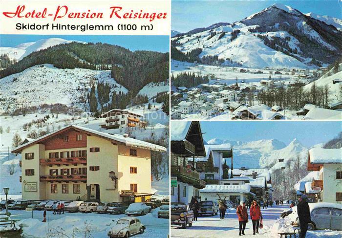 Hinterglemm Saalbach Pinzgau Pongau AT Hotel-Pension-Reisinger Skidorf Winter Sc