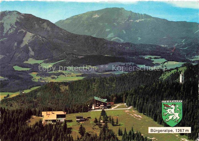 Buergeralpe 1266m Mariazell Steiermark AT Buergeralpe Berghotel Schwebelbahn Ber