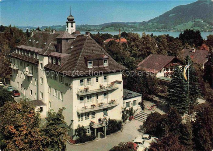BAD WIEssEE Tegernsee Bayern Kurklinik-Eden Hotel See Tegernsee Berge Garten Kur