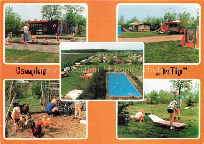 Schoonoord Coevorden Drenthe NL Camping-De-Tip Schwimmbad Wohnwagen Spielplatz S
