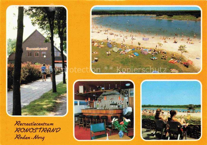 Roden Drenthe NL Recreatiecentrum-Ronostrand Strandbad Badegaeste Bar Sonnenterr