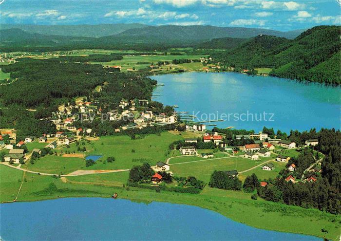 Seelach Klopeinersee St Kanzian Kaernten AT Seelach Klopeinersee Kleinsee Unterb