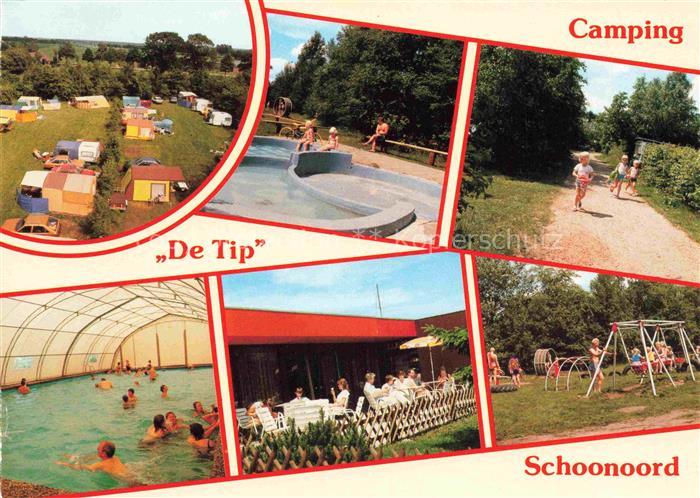 Schoonoord Coevorden Drenthe NL Camping-De-Tip Zelte Pool Schwimmbad Spielplatz