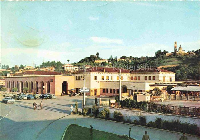 Vicenza Veneto IT Stazione-Ferroviaria Bahnhof Jolly-Hotel Autos Huegel Kirche